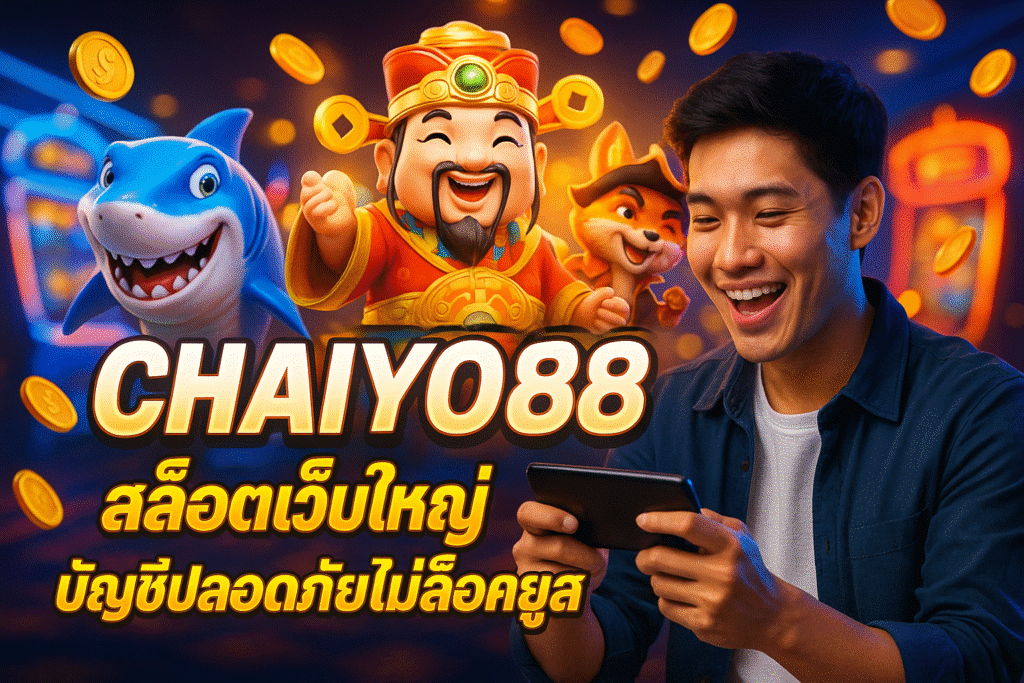 CHAIYO88 สล็อตเว็บใหญ่ บัญชีปลอดภัยไม่ล็อคยูส