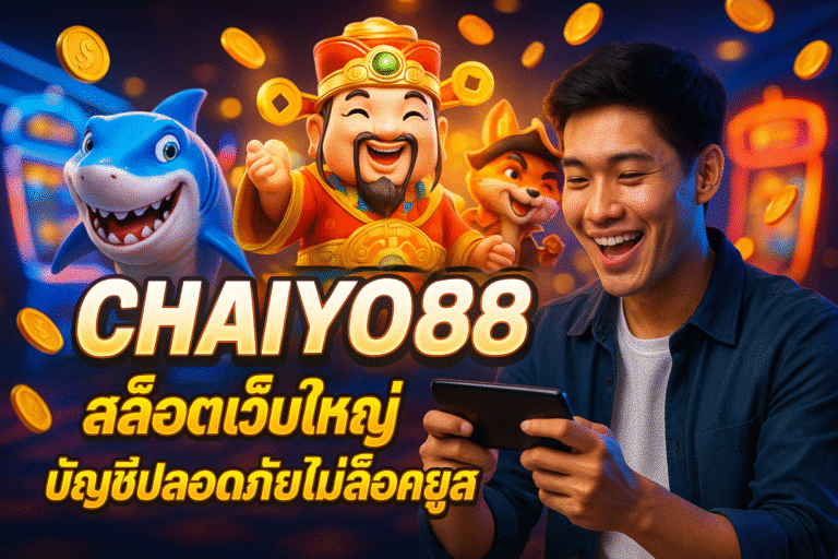 CHAIYO88 สล็อตเว็บใหญ่ บัญชีปลอดภัยไม่ล็อคยูส