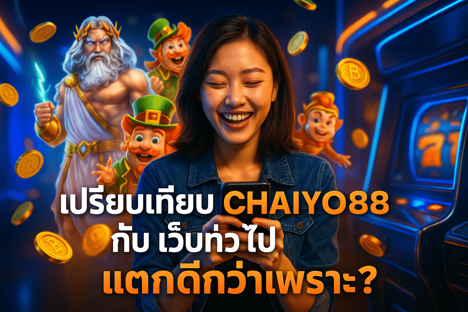 เปรียบเทียบ CHAIYO88 กับ เว็บทั่วไป แตกดีกว่าเพราะ?