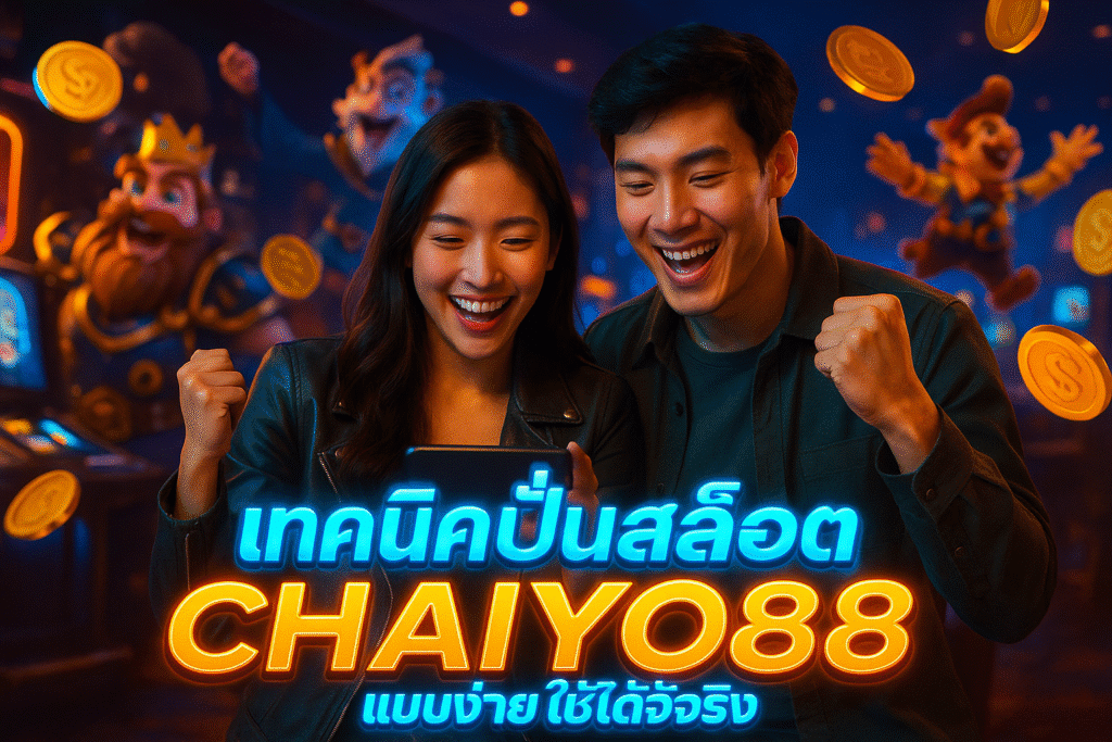 เทคนิคปั่นสล็อต CHAIYO88 แบบง่ายใช้ได้จริง